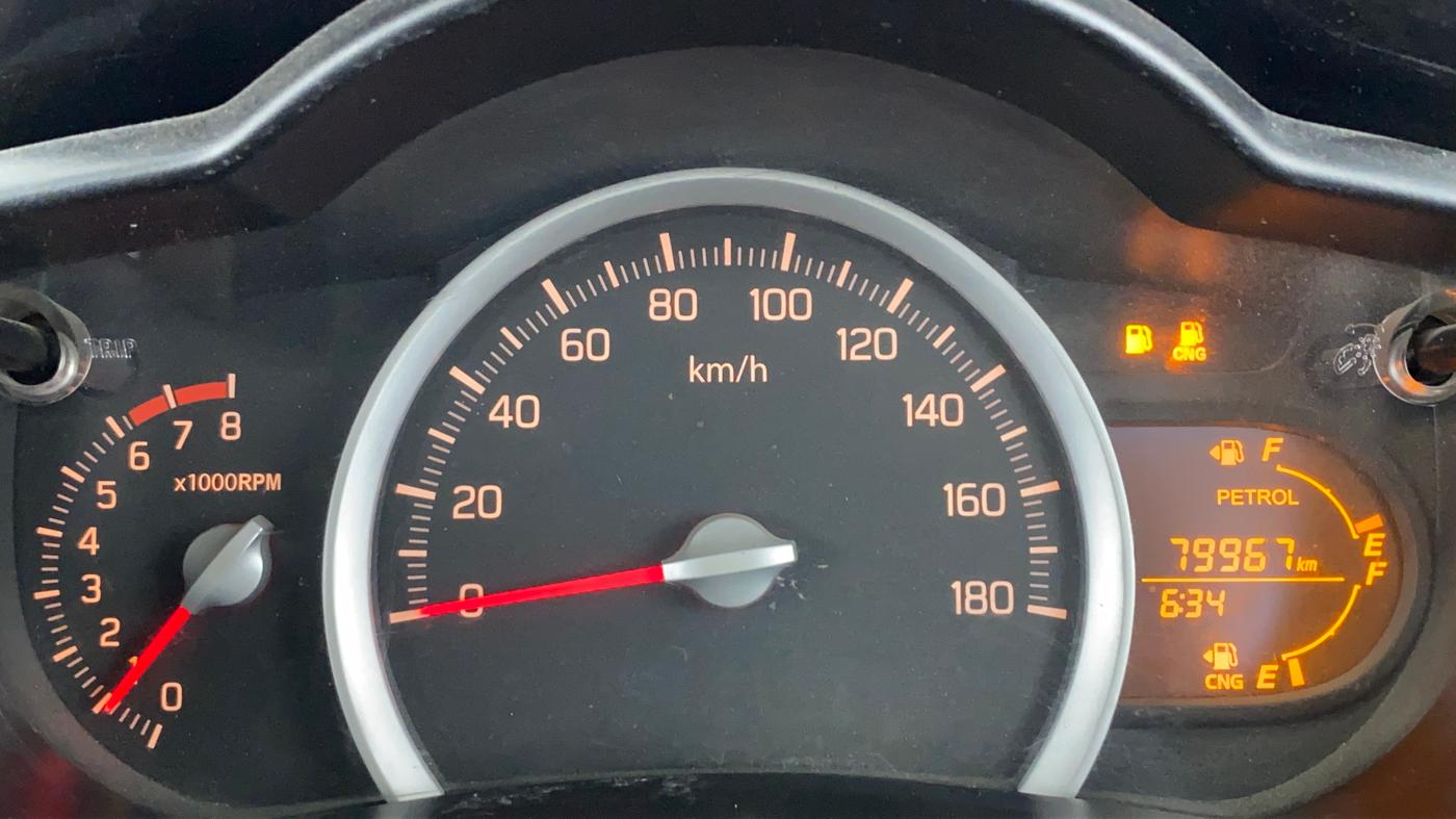2018 Maruti Celerio VXI CNG D, CNG, Manual, 79,967 km, Odometer Image