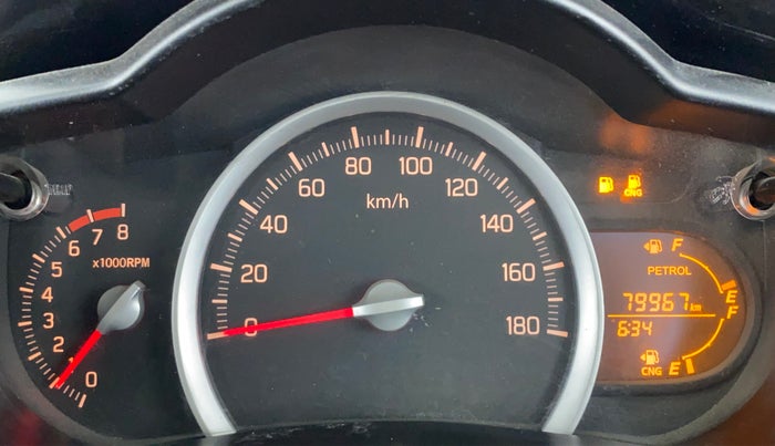 2018 Maruti Celerio VXI CNG D, CNG, Manual, 79,967 km, Odometer Image