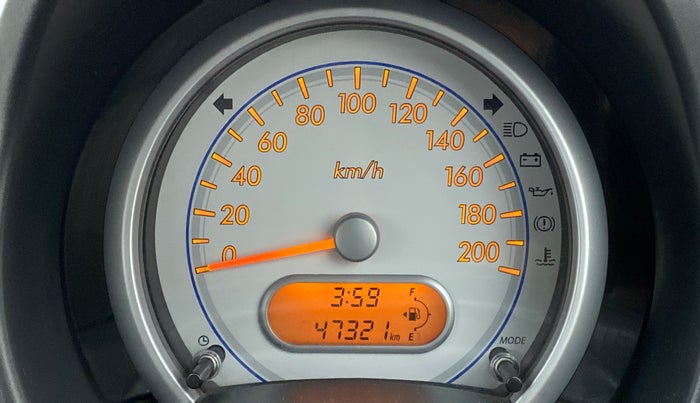 2012 Maruti Ritz VXI, Petrol, Manual, 47,366 km, Odometer Image