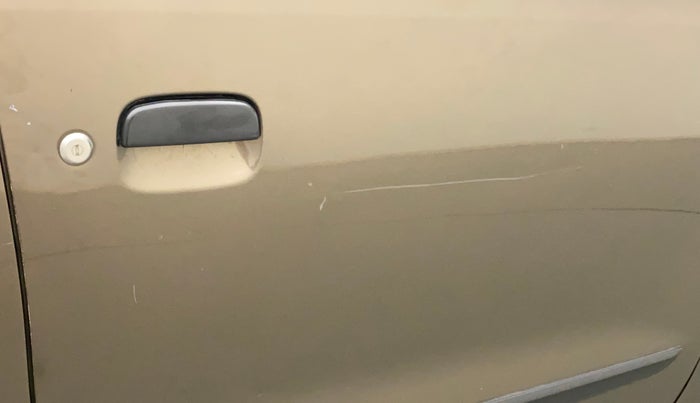 2013 Maruti Wagon R 1.0 VXI, Petrol, Manual, 52,514 km, Driver-side door - Slightly dented
