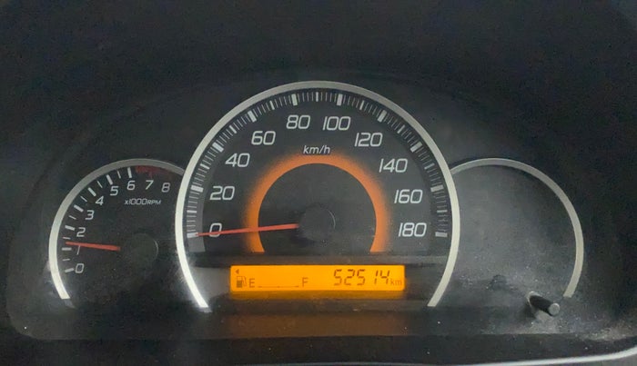 2013 Maruti Wagon R 1.0 VXI, Petrol, Manual, 52,514 km, Odometer Image