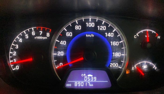 2016 Hyundai Grand i10 SPORTZ 1.2 KAPPA VTVT, CNG, Manual, 89,067 km, Odometer Image