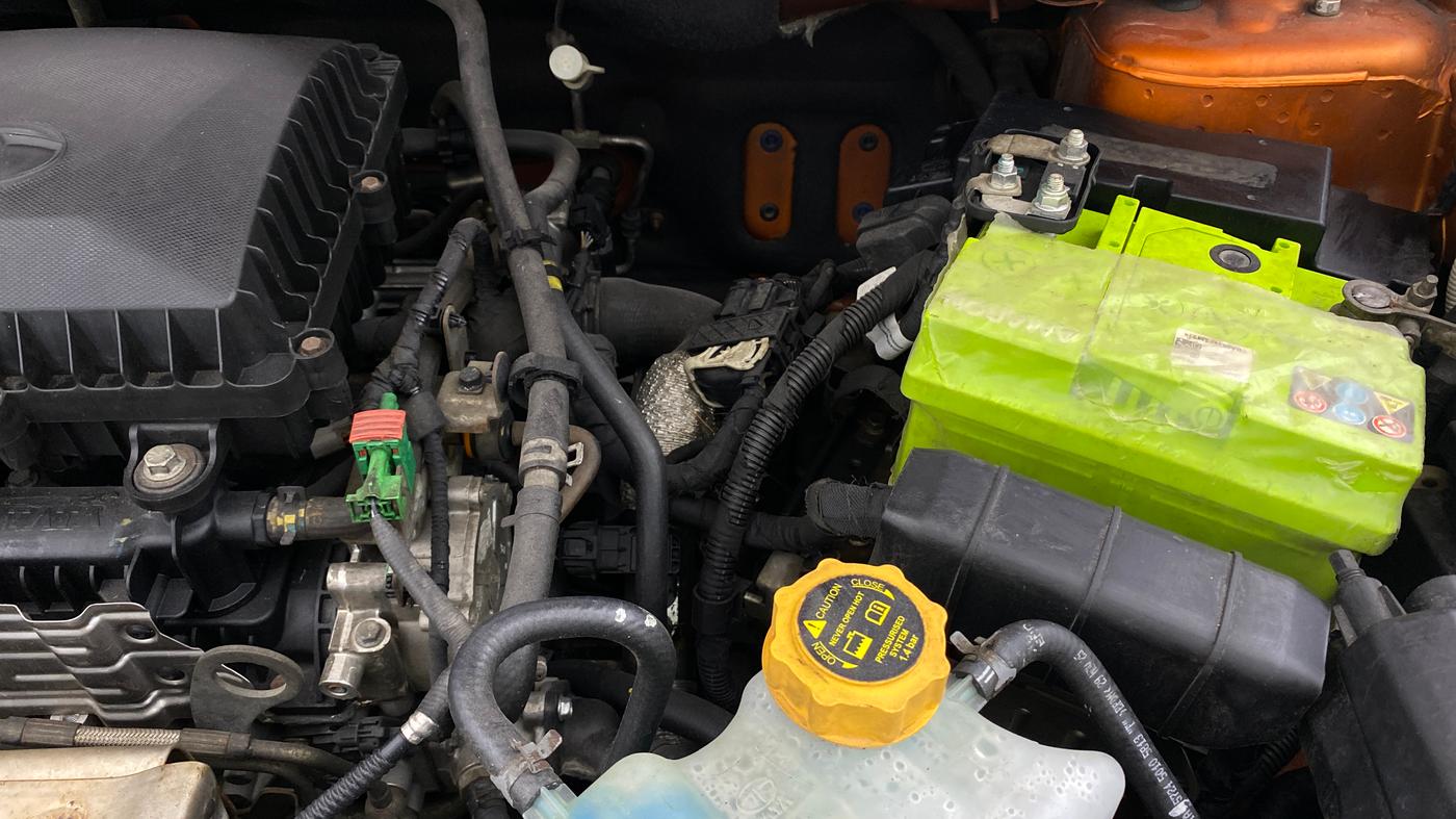 2018 Tata NEXON XZA PLUS PETROL, Petrol, Automatic, 91,451 km, Engine View - Left