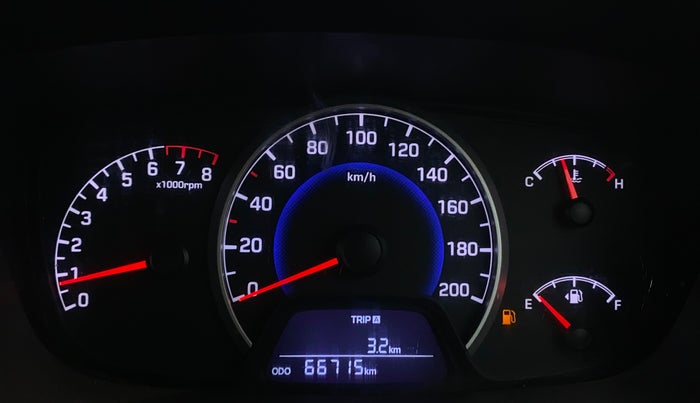 2017 Hyundai Grand i10 MAGNA 1.2 KAPPA VTVT, Petrol, Manual, 66,707 km, Odometer Image