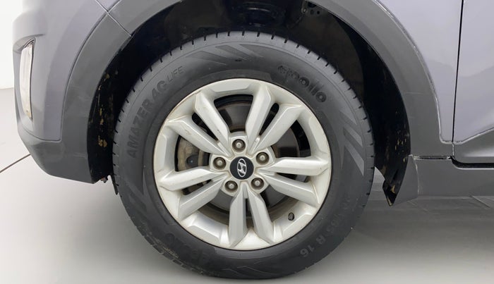 2016 Hyundai Creta SX 1.6 DIESEL, Diesel, Manual, 1,08,129 km, Left Front Wheel