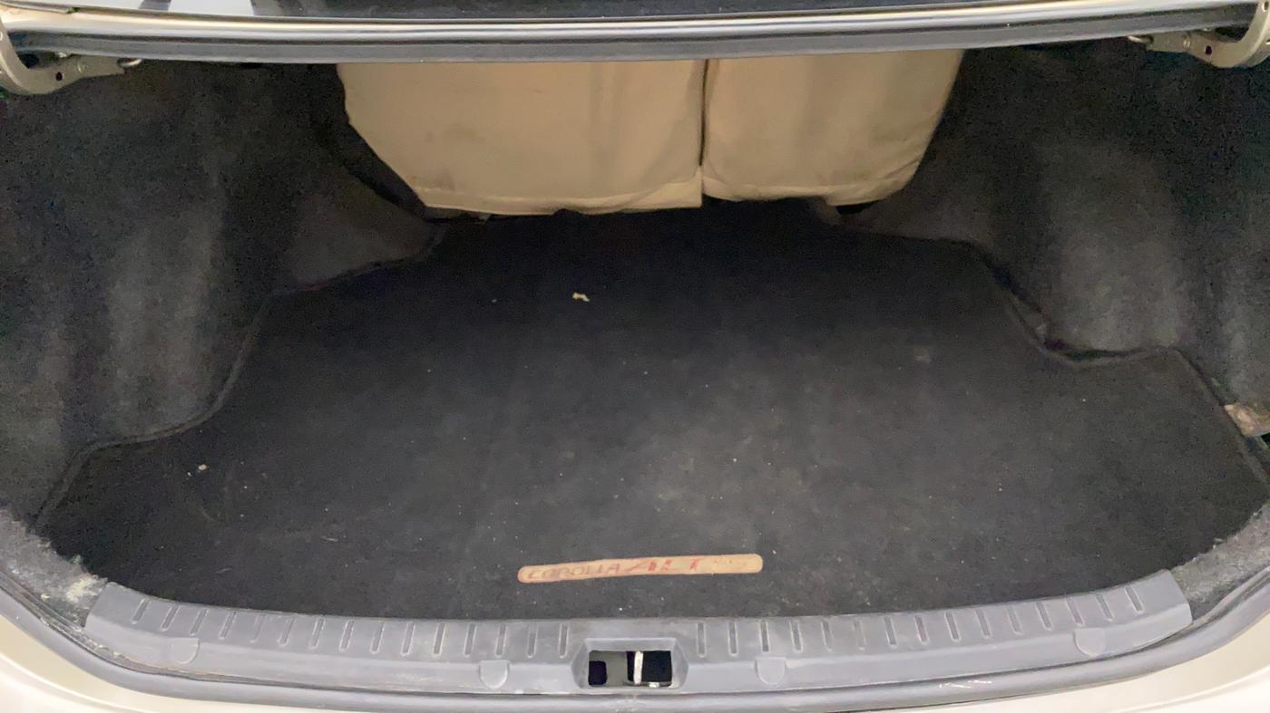 2013 Toyota Corolla Altis GL PETROL, Petrol, Manual, 1,04,902 km, Boot Inside