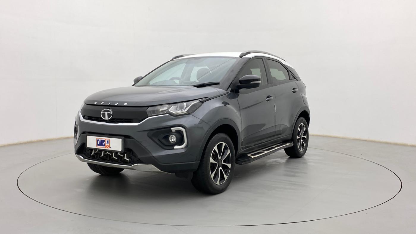 2020 Tata NEXON XZ PLUS PETROL DUAL TONE, Petrol, Manual, 48,997 km, Left Front Diagonal