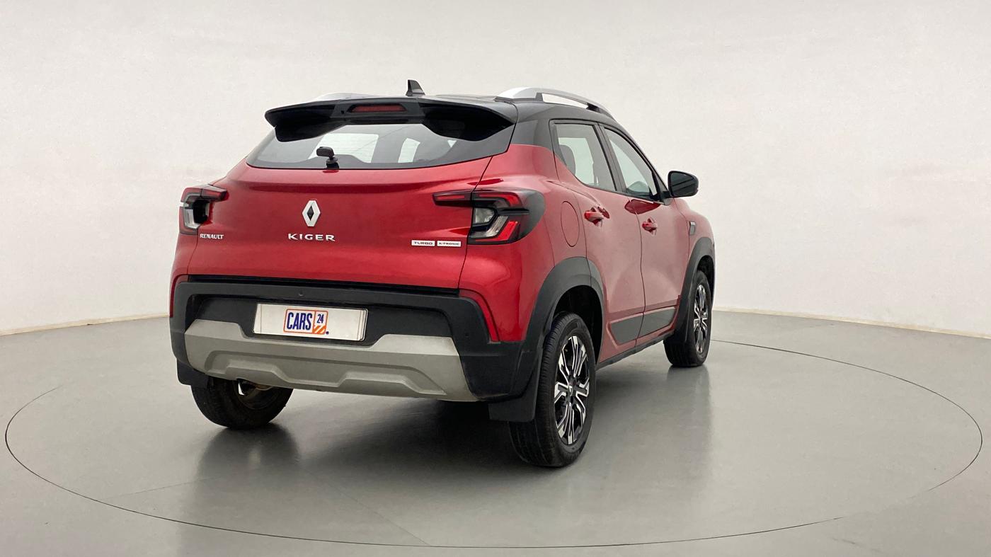 2021 Renault Kiger RXZ CVT 1.0 TURBO DUAL TONE, Petrol, Automatic, 17,522 km, Right Back Diagonal