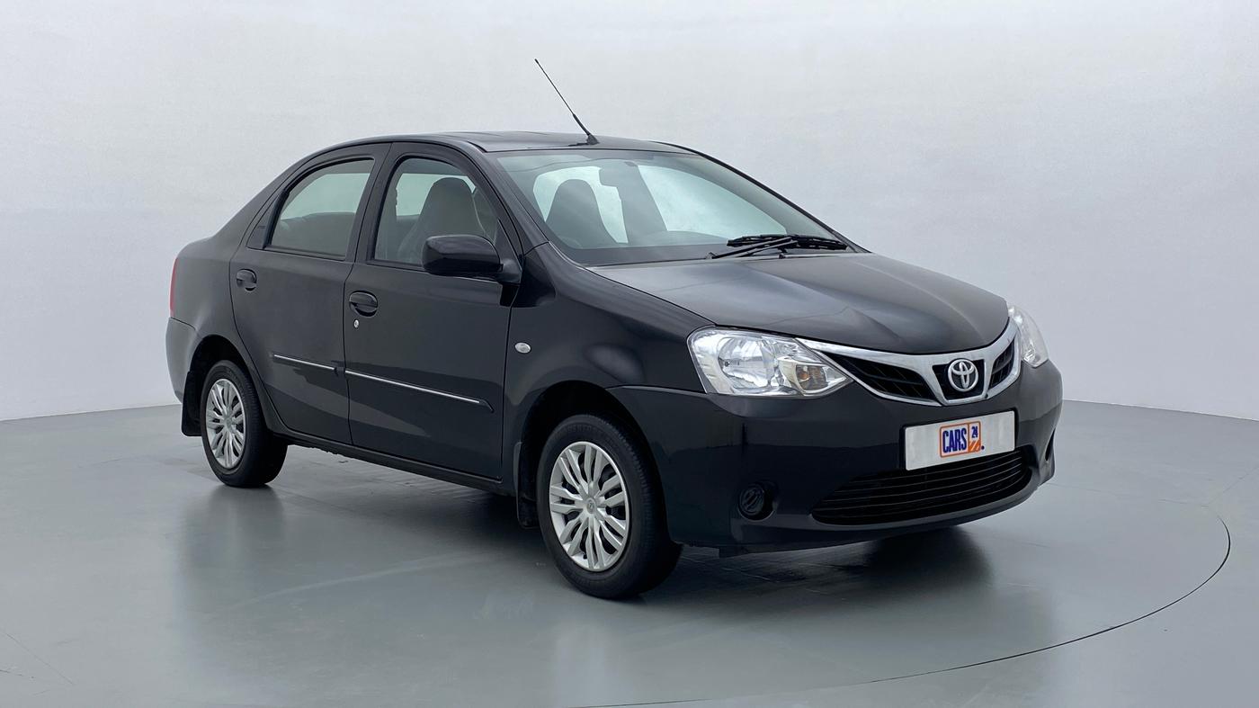 2011 Toyota Etios G, Petrol, Manual, 58,462 km, Right Front Diagonal (45- Degree) View