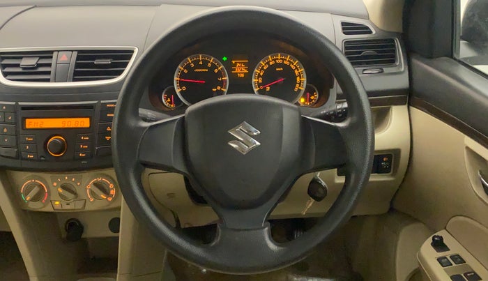 2013 Maruti Swift Dzire VXI, Petrol, Manual, 33,355 km, Steering Wheel Close Up