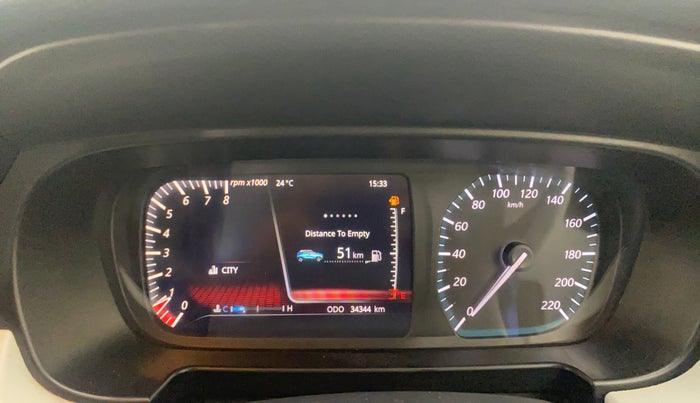 2022 Tata PUNCH CREATIVE  MT, Petrol, Manual, 34,344 km, Odometer Image