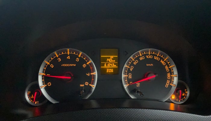2014 Maruti Swift VXI, Petrol, Manual, 61,043 km, Odometer Image