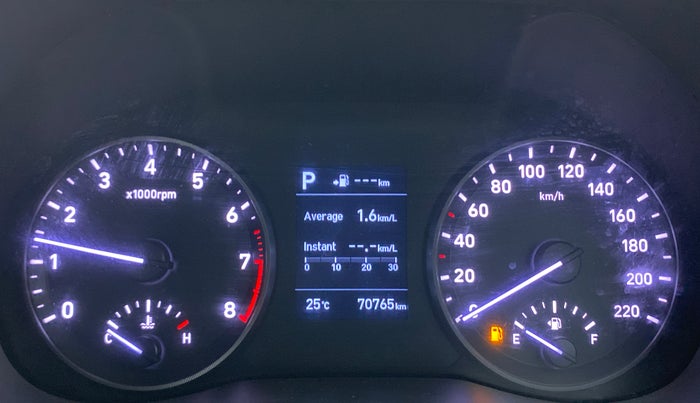 2019 Hyundai Verna 1.6 VTVT SX (O) AT, Petrol, Automatic, 70,764 km, Odometer Image