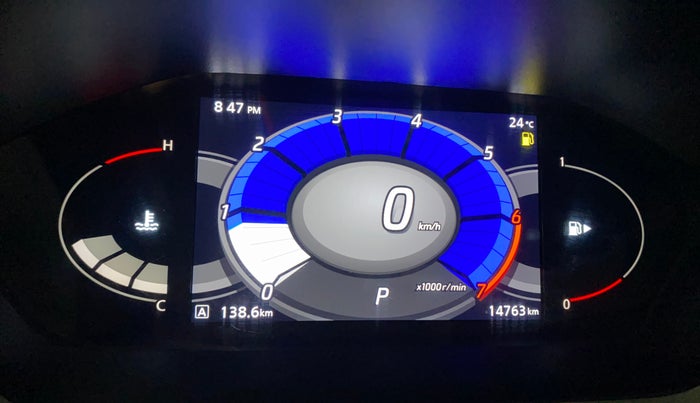 2022 Nissan MAGNITE XV TURBO CVT, Petrol, Automatic, 14,728 km, Odometer Image