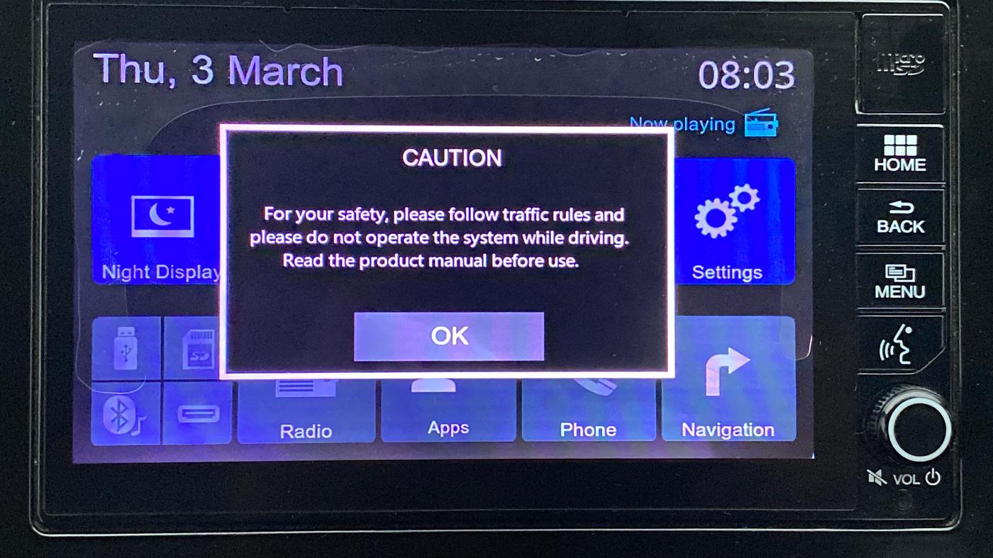 2018 Honda WR-V 1.5 i-DTEC VX MT, Diesel, Manual, 57,192 km, Infotainment System