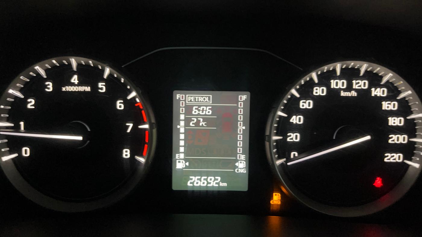 2023 Maruti BREZZA VXI S-CNG, CNG, Manual, 26,756 km, Odometer Image