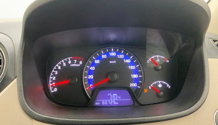 2014 Hyundai Xcent SX 1.2, Petrol, Manual, 66,703 km, Odometer Image