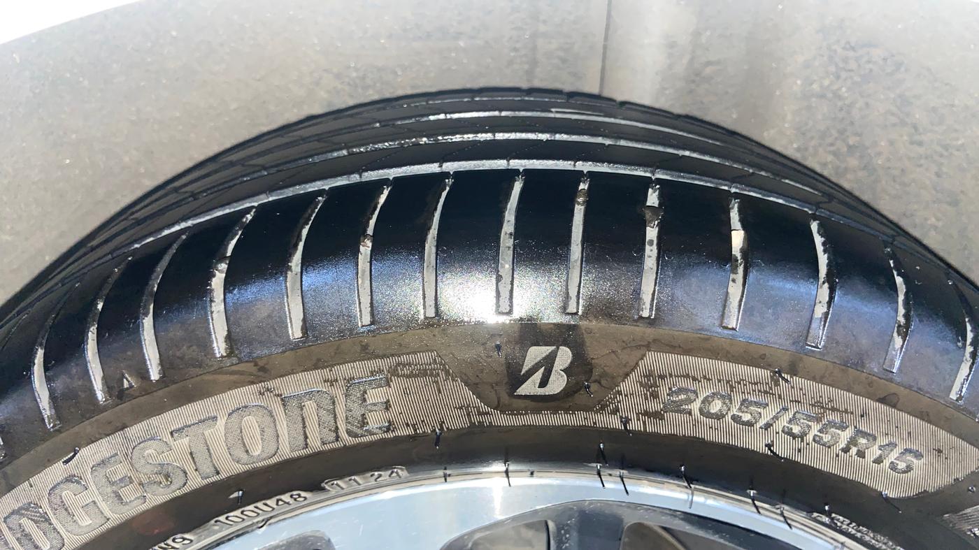 2021 Ford Figo Aspire TITANIUM PLUS 1.5 DIESEL, Diesel, Manual, 87,410 km, Left Rear Tyre Tread
