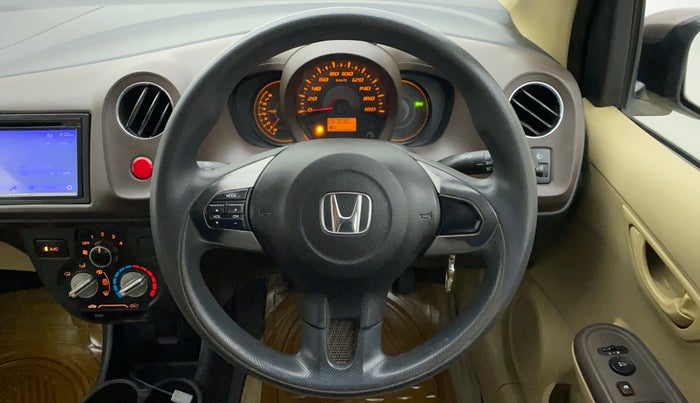 2014 Honda Amaze 1.2L I-VTEC S, Petrol, Manual, 57,700 km, Steering Wheel Close Up