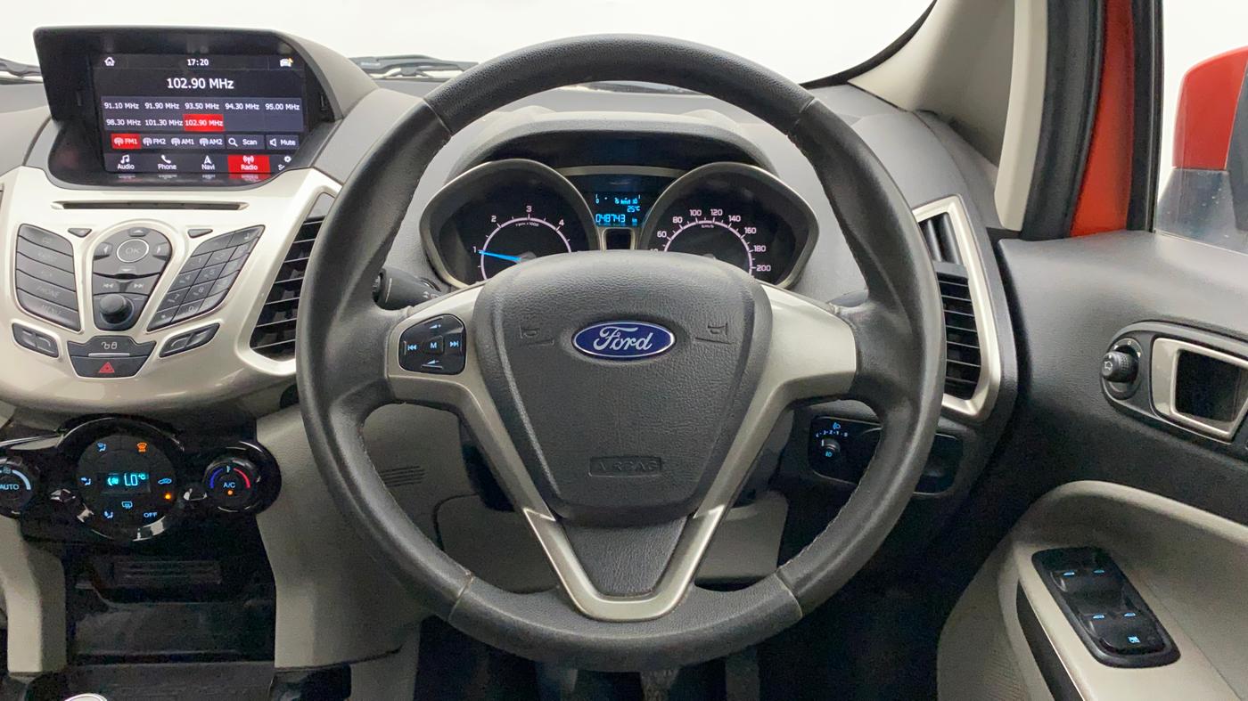2017 Ford Ecosport TITANIUM 1.5L DIESEL, Diesel, Manual, 48,743 km, Steering Wheel Close Up