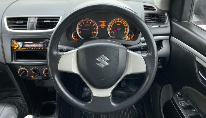 2013 Maruti Swift VXI D, Petrol, Manual, 70,769 km, Steering Wheel Close Up