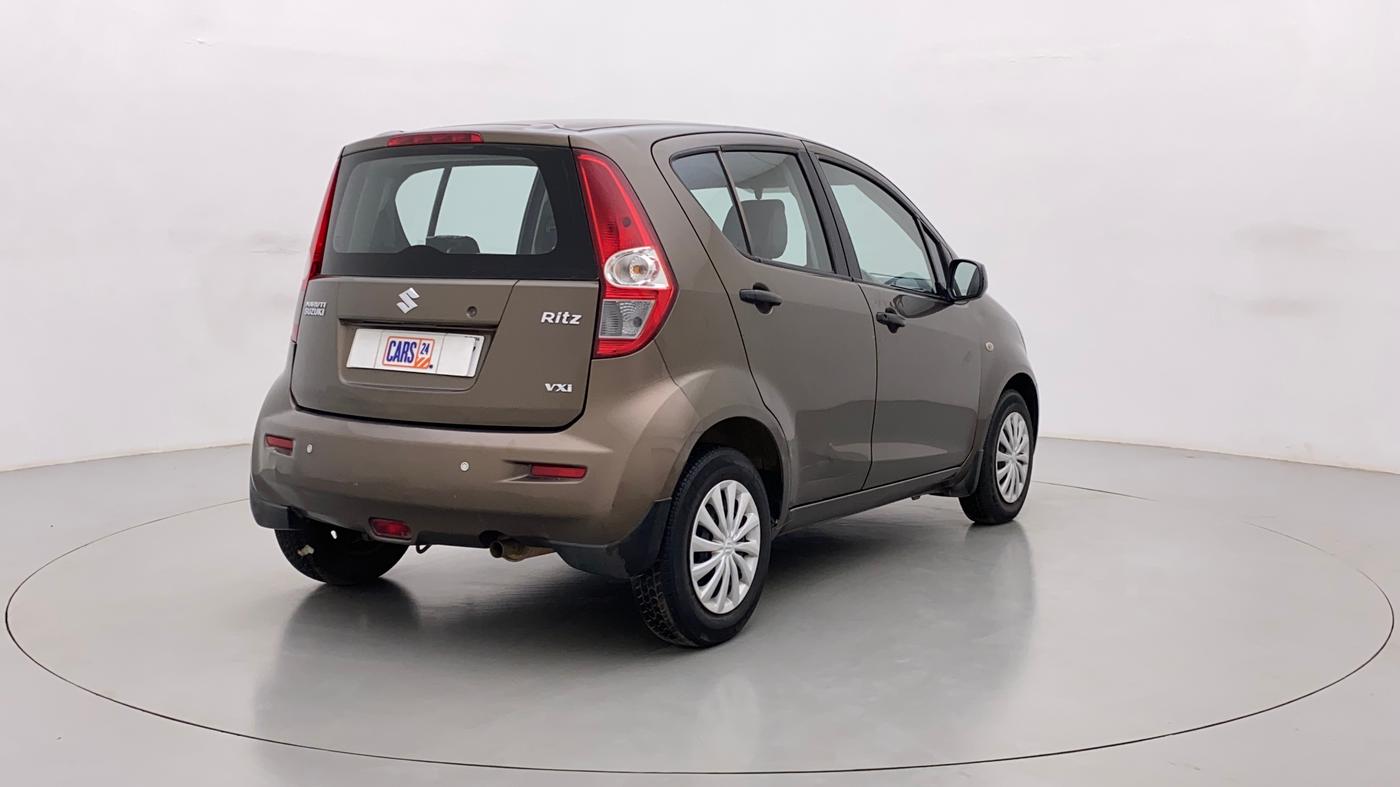 2010 Maruti Ritz VXI, Petrol, Manual, 91,149 km, Right Back Diagonal