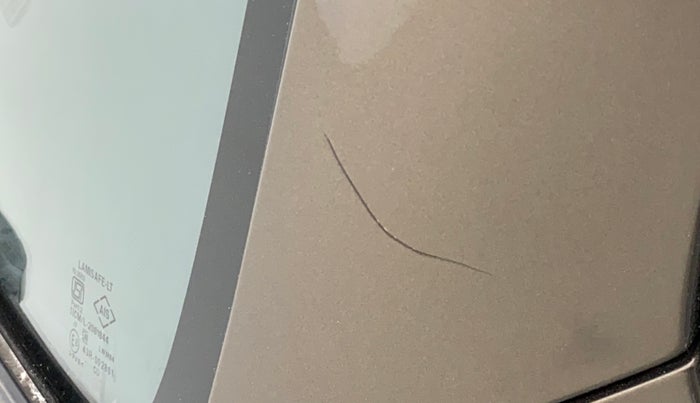 2010 Maruti Ritz VXI, Petrol, Manual, 91,149 km, Left A pillar - Minor scratches