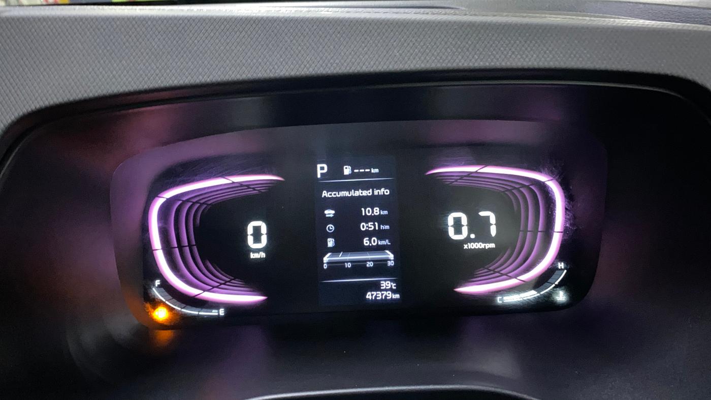 2022 KIA CARENS PRESTIGE PLUS 1.4 PETROL DCT 7 STR, Petrol, Automatic, 47,368 km, Odometer Image