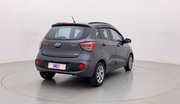 2017 Hyundai Grand i10 SPORTZ (O) 1.2 KAPPA VTVT, Petrol, Manual, 56,509 km, Right Back Diagonal
