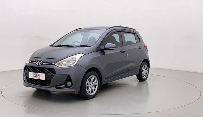 2017 Hyundai Grand i10 SPORTZ (O) 1.2 KAPPA VTVT, Petrol, Manual, 56,509 km, Left Front Diagonal