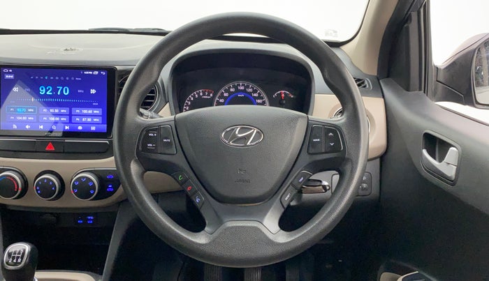 2017 Hyundai Grand i10 SPORTZ (O) 1.2 KAPPA VTVT, Petrol, Manual, 56,509 km, Steering Wheel Close Up