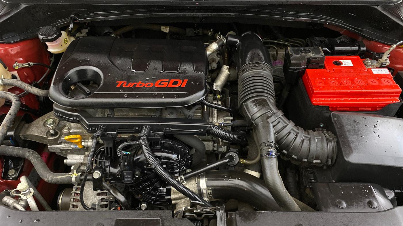 2021 Hyundai NEW I20 N LINE N8 1.0 TURBO GDI DCT DUAL TONE, Petrol, Automatic, 8,432 km, Engine View