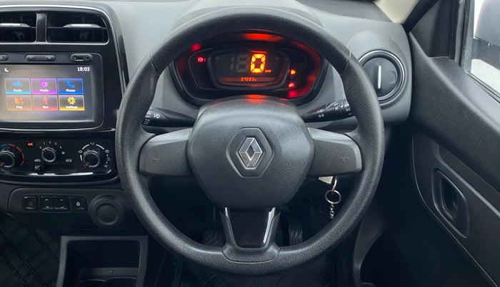 2018 Renault Kwid 1.0 RXT, Petrol, Manual, 37,202 km, Steering Wheel Close Up