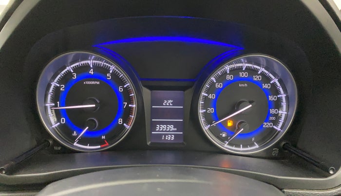 2017 Maruti Baleno DELTA PETROL 1.2, Petrol, Manual, 33,939 km, Odometer Image
