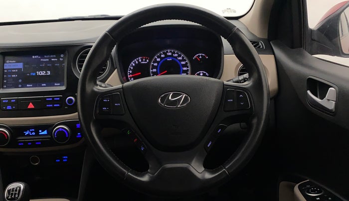 2017 Hyundai Grand i10 ASTA 1.2 KAPPA VTVT, Petrol, Manual, 36,505 km, Steering Wheel Close Up