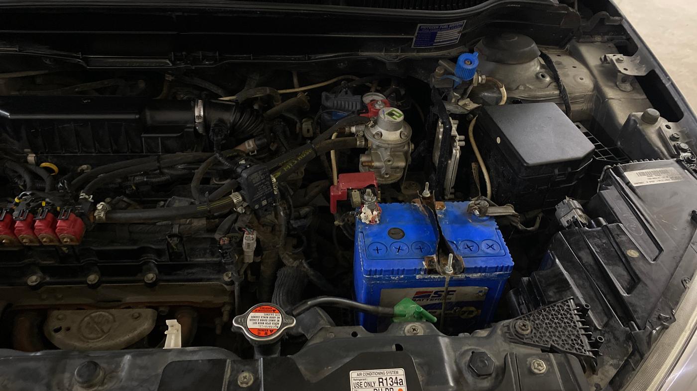 2021 Maruti Vitara Brezza VXI, CNG, Manual, 57,443 km, Engine View - Left