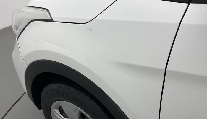 2019 Hyundai Creta E PLUS 1.6 PETROL, Petrol, Manual, 43,963 km, Left fender - Slightly dented