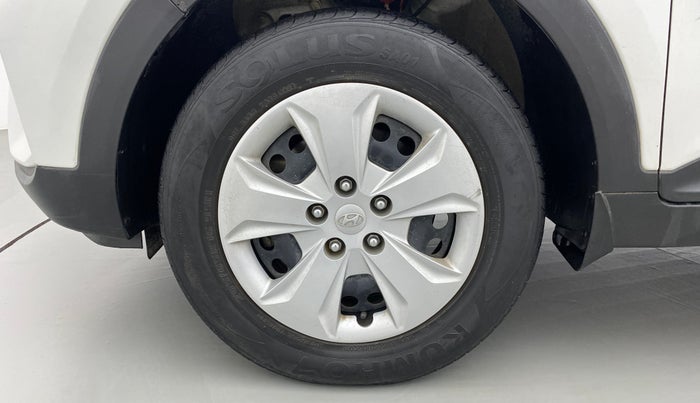 2019 Hyundai Creta E PLUS 1.6 PETROL, Petrol, Manual, 43,963 km, Left Front Wheel
