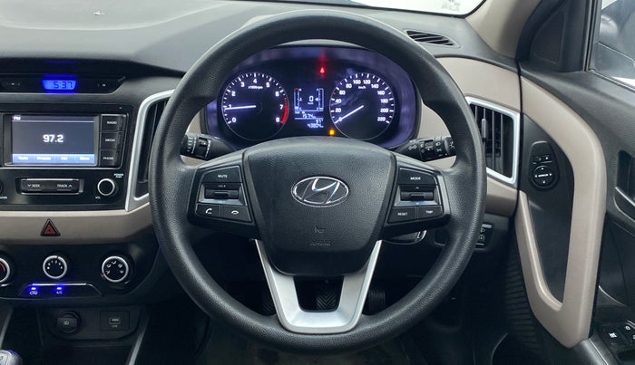 2019 Hyundai Creta E PLUS 1.6 PETROL, Petrol, Manual, 43,963 km, Steering Wheel Close Up