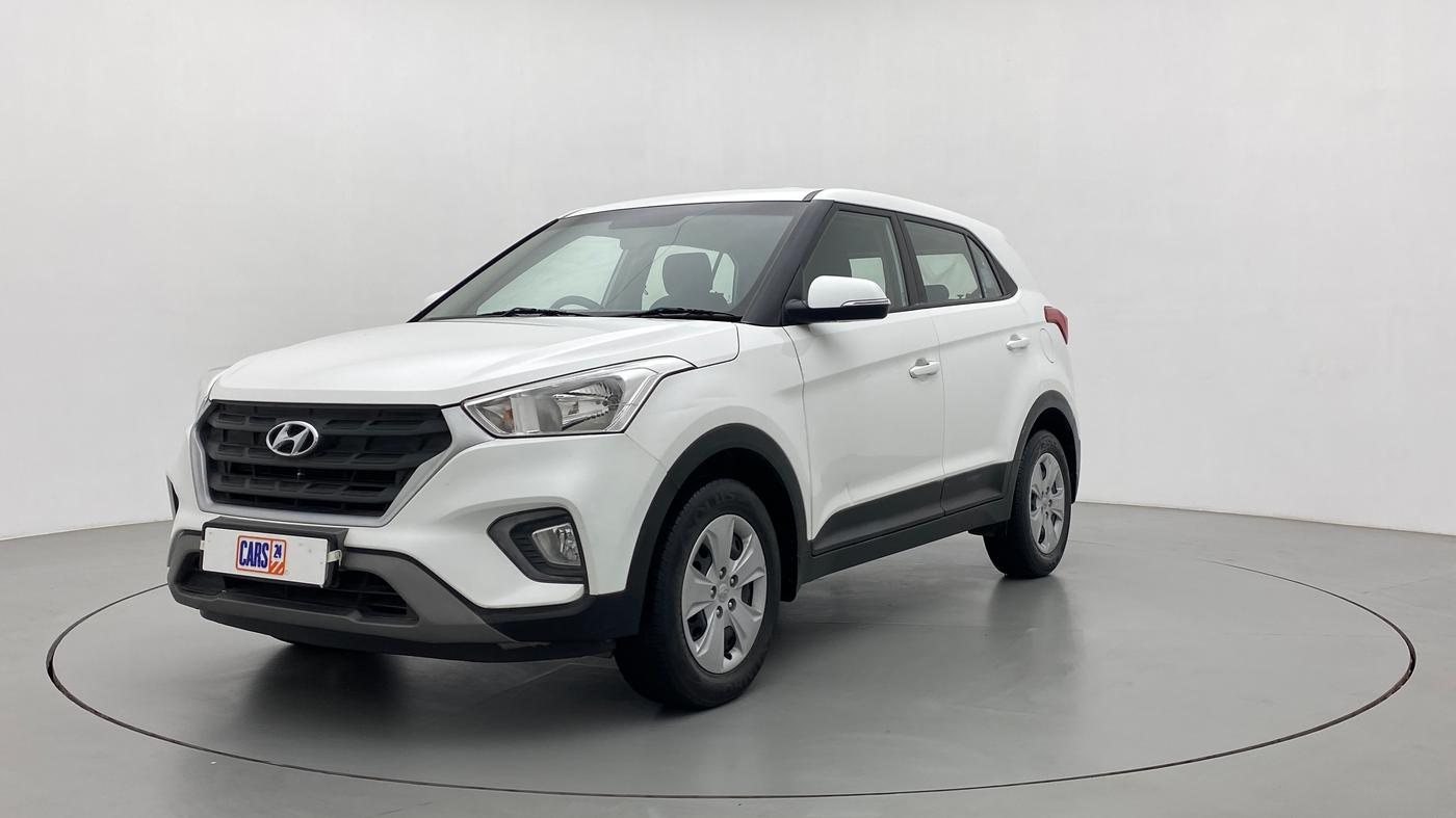 2019 Hyundai Creta E PLUS 1.6 PETROL, Petrol, Manual, 43,963 km, Left Front Diagonal
