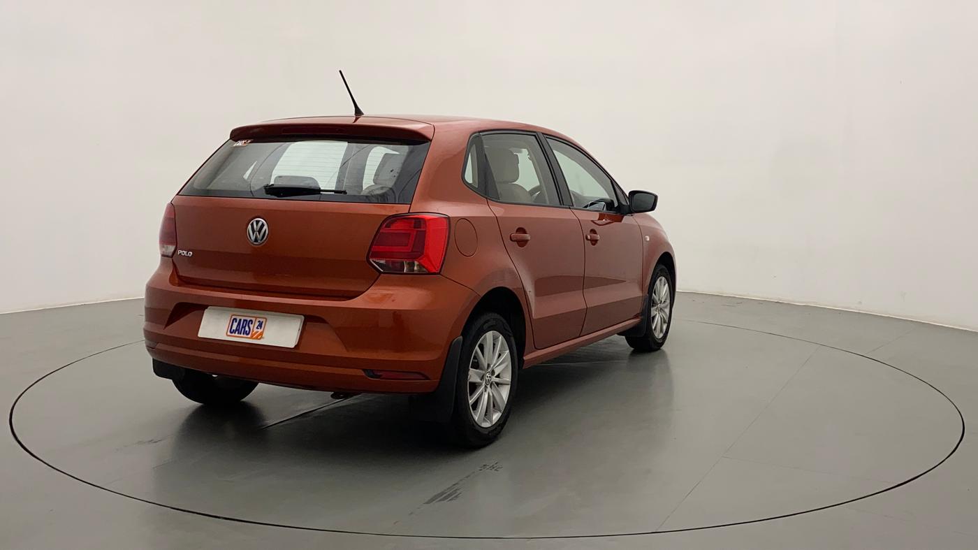 2014 Volkswagen Polo HIGHLINE1.2L, Petrol, Manual, 41,099 km, Right Back Diagonal