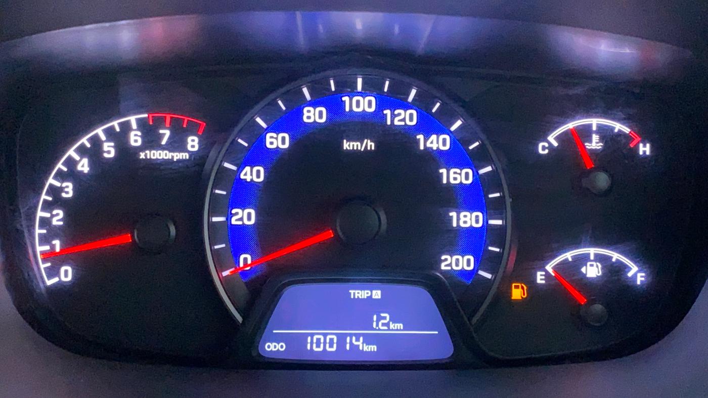 2019 Hyundai Xcent S 1.2, Petrol, Manual, 10,014 km, Odometer View