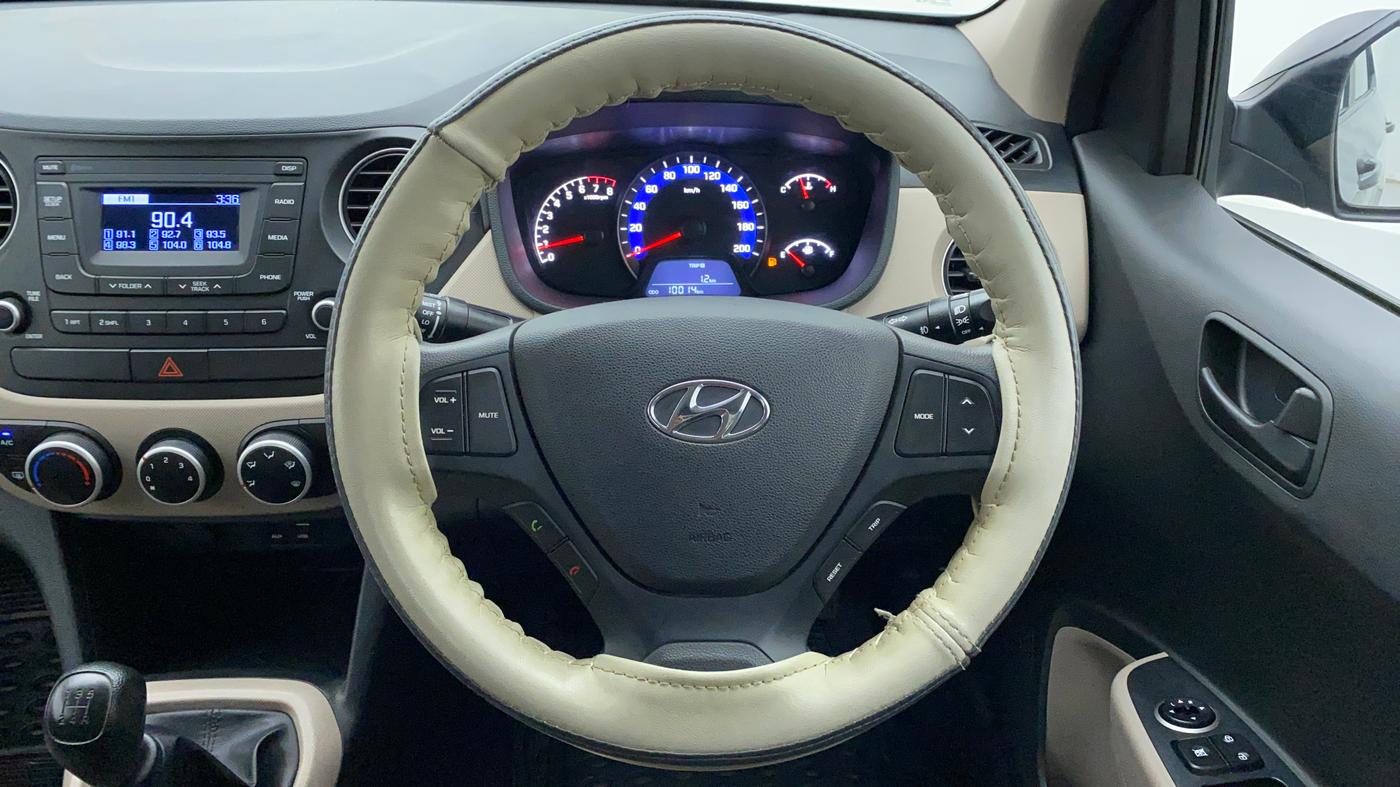 2019 Hyundai Xcent S 1.2, Petrol, Manual, 10,014 km, Steering Wheel Close-up
