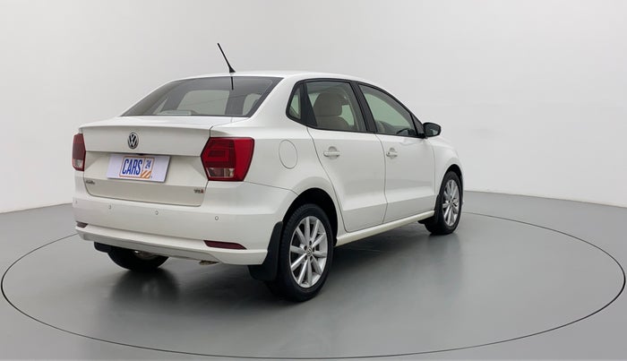 2018 Volkswagen Ameo HIGHLINE PLUS DSG 1.5, Diesel, Automatic, 82,018 km, Right Back Diagonal