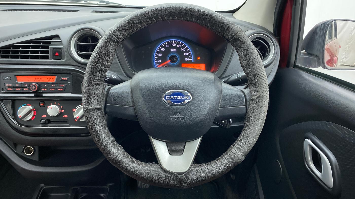 2019 Datsun Redi Go S, Petrol, Manual, 29,754 km, Steering Wheel Close Up