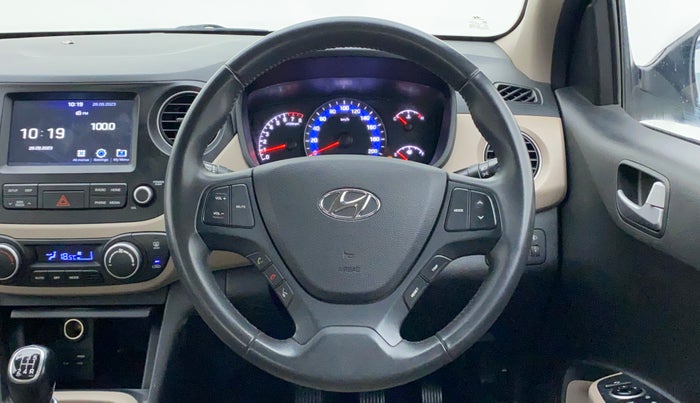 2018 Hyundai Xcent SX 1.2 (O), Petrol, Manual, 12,880 km, Steering Wheel Close Up