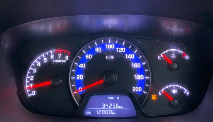 2018 Hyundai Xcent SX 1.2 (O), Petrol, Manual, 12,880 km, Odometer Image