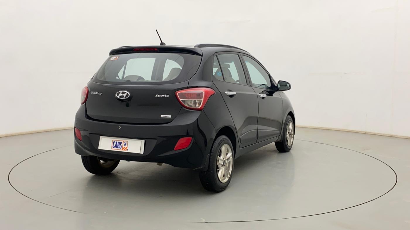 2014 Hyundai Grand i10 SPORTZ AT 1.2 KAPPA VTVT, Petrol, Automatic, 86,050 km, Right Back Diagonal