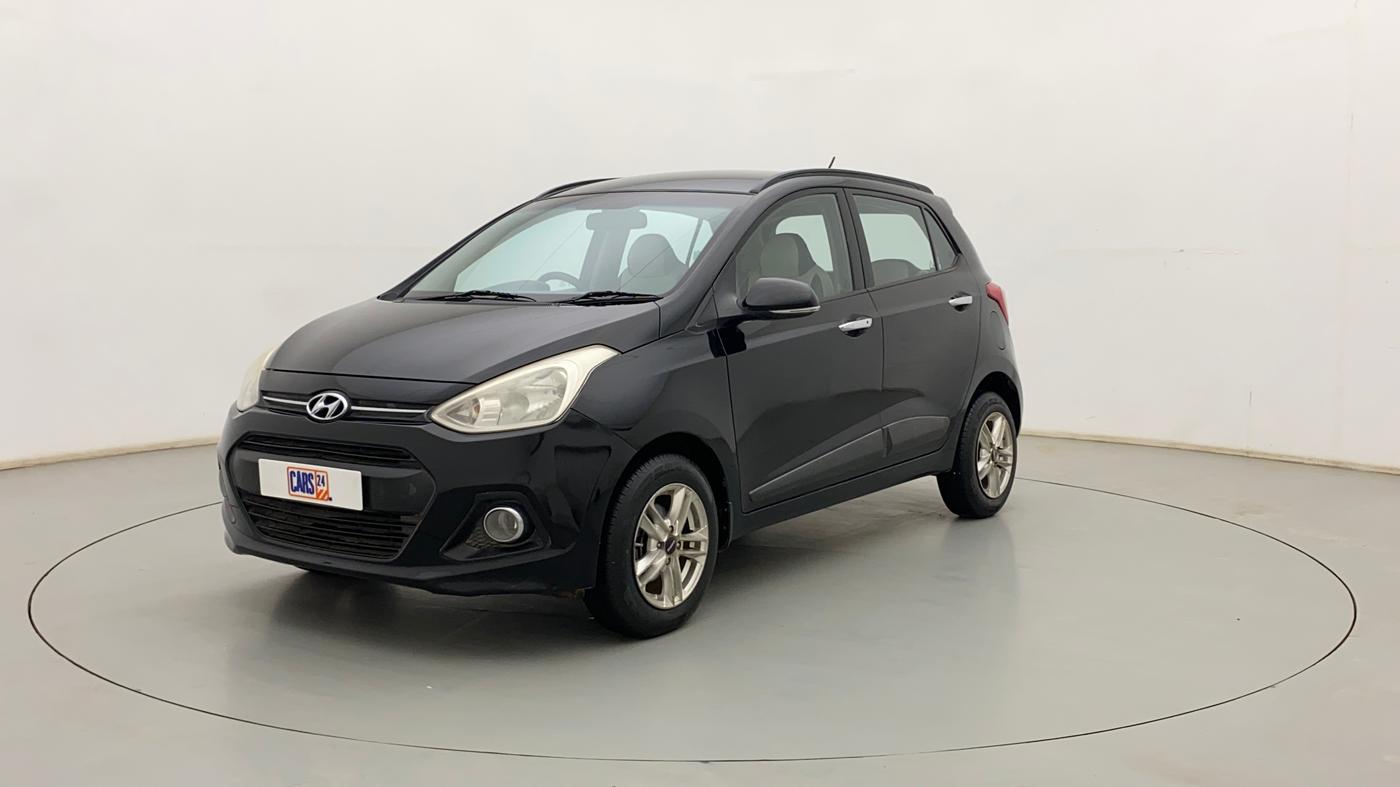 2014 Hyundai Grand i10 SPORTZ AT 1.2 KAPPA VTVT, Petrol, Automatic, 86,050 km, Left Front Diagonal