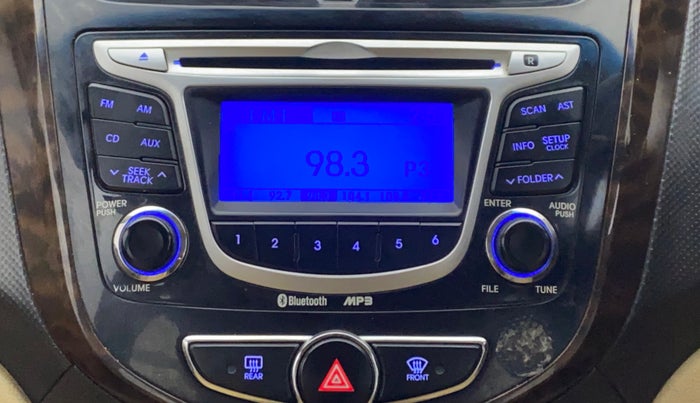 2012 Hyundai Verna FLUIDIC 1.6 CRDI SX, Diesel, Manual, 1,06,243 km, Infotainment System